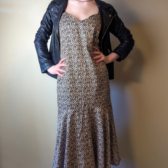 Urban Outfitters Leopard Print Slip Dress - Picture 2 of 4